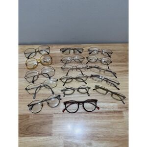 Vintage Eyeglasses Frames Lot Rayban Zeiss Calvin Klein Brooks Brothers